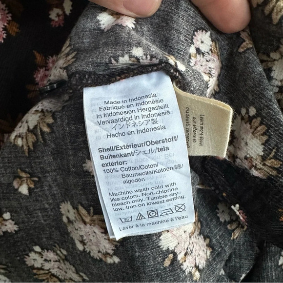 Madewell Corduroy Daily Button Down Shirt in Homestead Bouquet Small - Picture 13 of 14